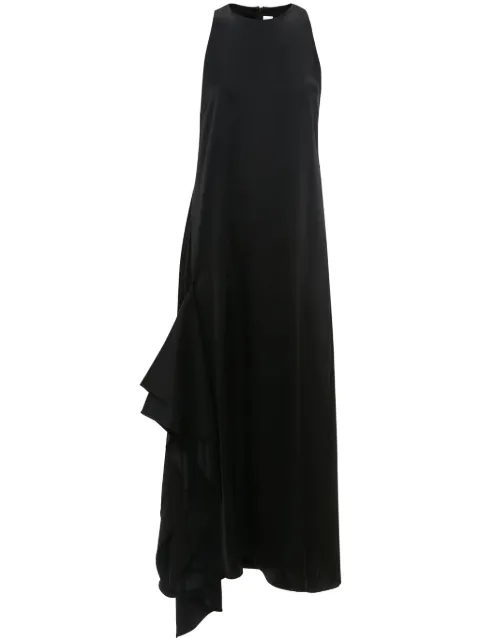 JW Anderson sleeveless draped midi dress Black DR0418PG1056999