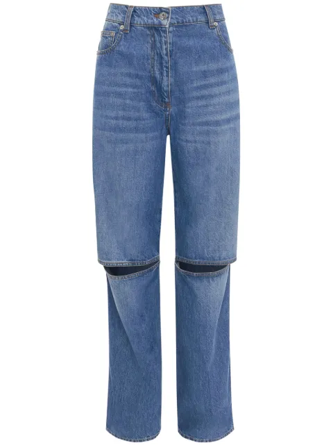 JW Anderson cut-out bootcut jeans Blue DT0046PG1164804