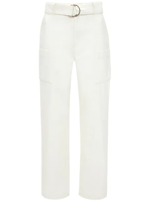 JW Anderson wide-leg cotton cargo trousers White TR0348PG1476106