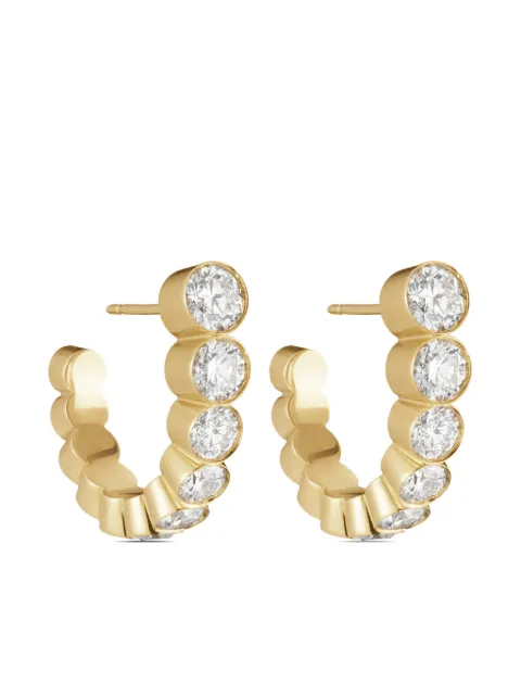 Sophie Bille Brahe 18kt recycled yellow gold Boucle Royale diamond earrings Gold EA24GRBOUCWH