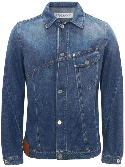 JW Anderson Twisted denim jacket Blue DJ0029PG1164