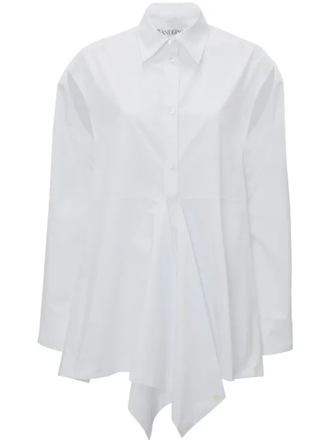 JW Anderson draped peplum shirt White SH0279PG1090001