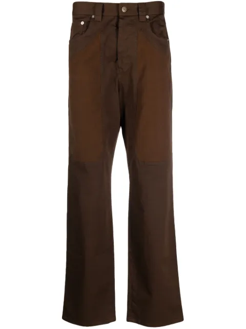 Winnie NY panelled stretch bootcut jeans Brown WIFW23PA12320372