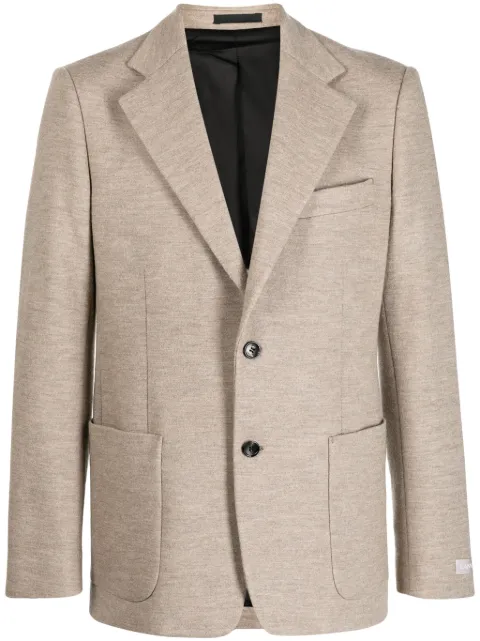 Lanvin virgin-wool blazer Brown RMJA00045218A23