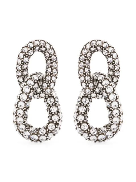 ISABEL MARANT Funky Ring rhinestone earrings Silver BL0034FAA2B27B