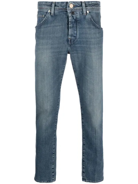 Jacob Cohën Scott low-rise tapered jeans Blue UQM1539S3862