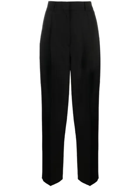 TOTEME double-pleated tailored trousers Black 234WRTWBM109FB0026001