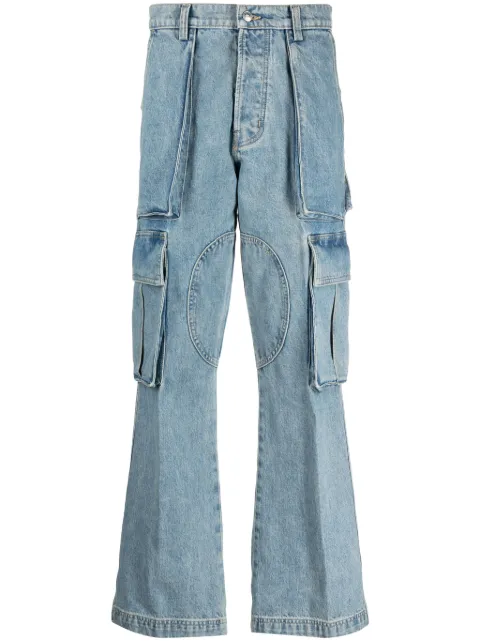 Nahmias straight-leg cargo jeans Blue D5P17