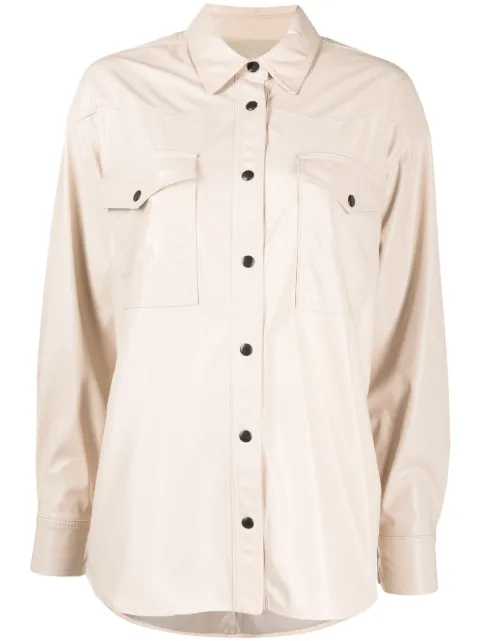 MARANT ÉTOILE Berny shirt Neutrals CH0001FAA3B15E