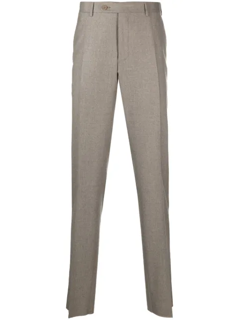Canali slim-cut wool chinos Neutrals AN00019