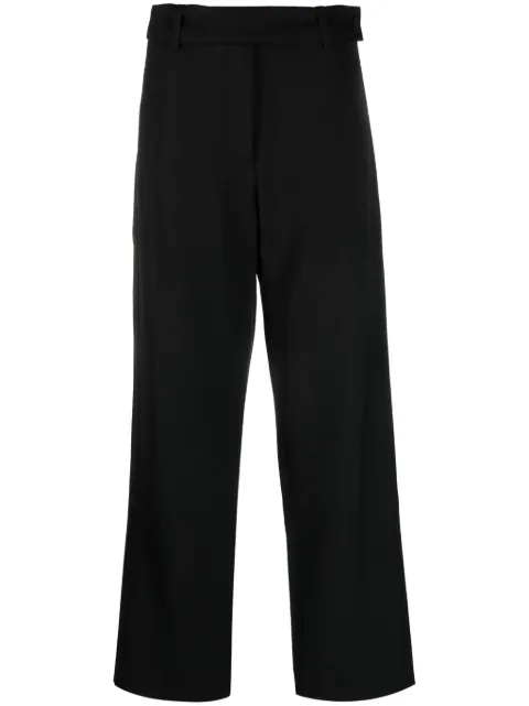 Studio Nicholson virgin wool wide-leg trousers Black EYASISNW1258BLACK