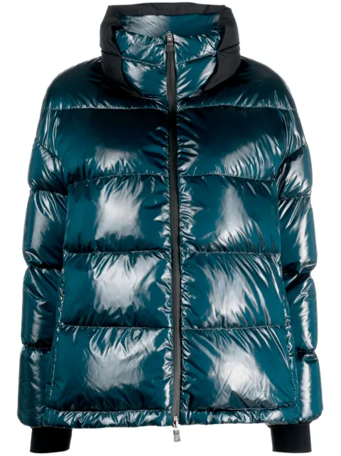 Herno high-neck padded jacket Blue PI00301DL12345