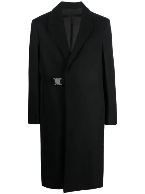 1017 ALYX 9SM buckled wool-blend coat Black AAUTA0110FA01