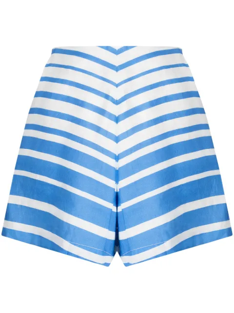 Bambah Sicily striped linen shorts Blue BMRE2402