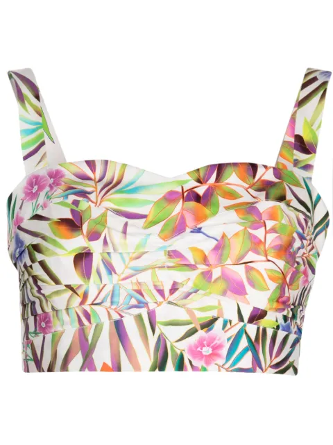 Bambah Floral Sarah bustier top Multicolour BMCAP2426