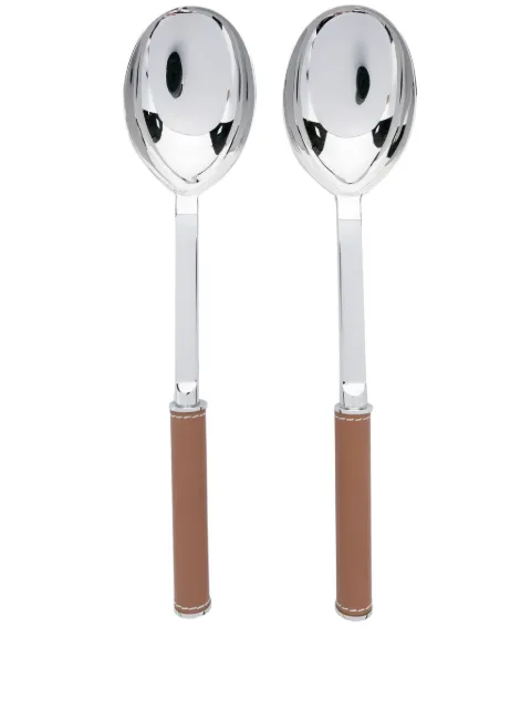 Ralph Lauren Home Wyatt stainless-steel salad servers (set of two) Silver 680674105001