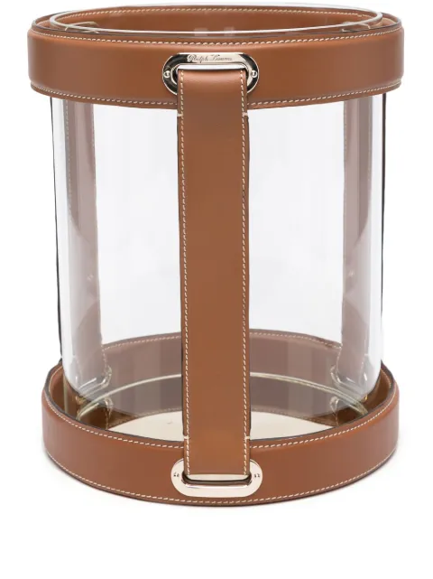 Ralph Lauren Home Riley glass small hurricane Brown 682857124001