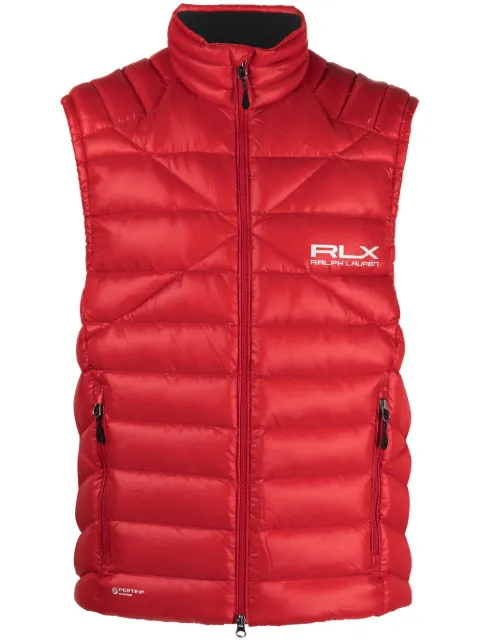 RLX Ralph Lauren Macoy padded gilet Red 784912029003
