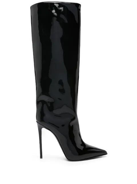 Le Silla 125mm leather knee-length boots Black 2100T100R1PPPOL