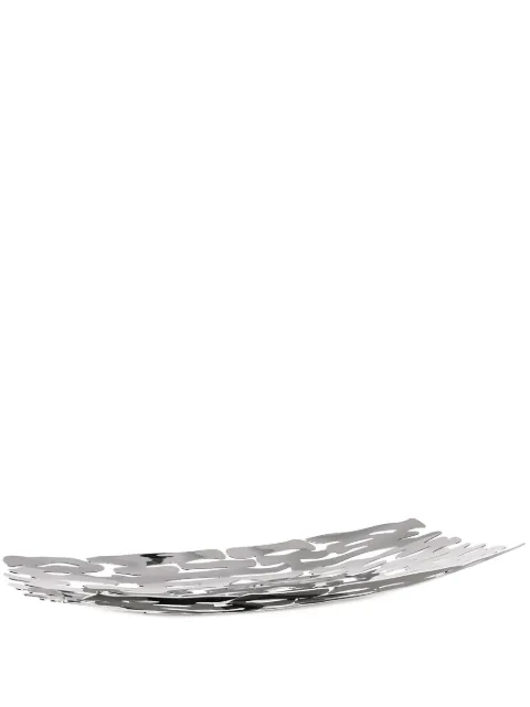 Alessi Bark concave centrepiece Silver BM01