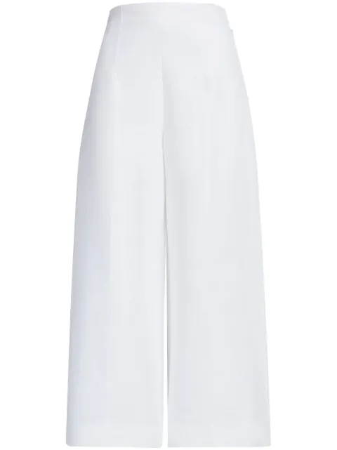 Marni wide-leg cropped trousers White PAMA0476A0TCX28