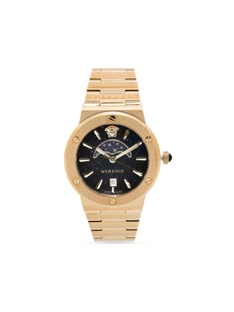 Versace Greca Logo Moonphase 38mm Black VE7G00323