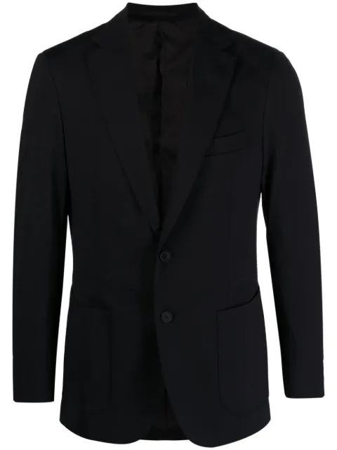 Boggi Milano peak-lapels single-breasted blazer Black BO20C005502
