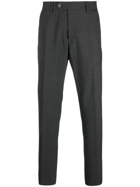 Boggi Milano mélange-effect tailored trousers Grey BO21C003003