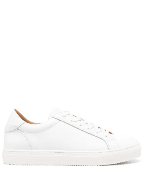 Boggi Milano panelled leather sneakers White BO18C004101