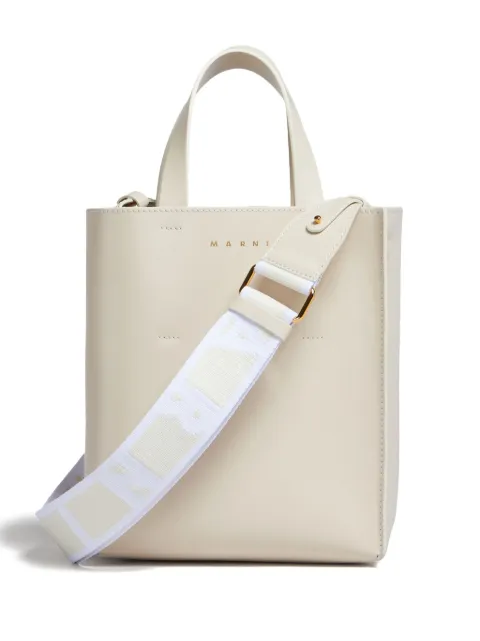 Marni Museo mini bag in leather Neutrals SHMP0039U1LV639