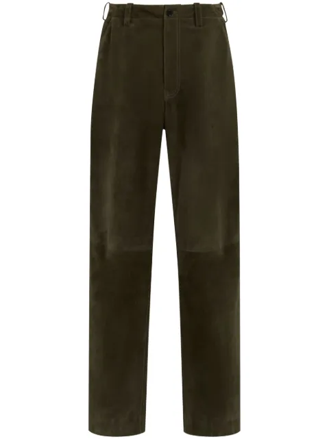 Marni wide-leg leather trousers Black PUMY0026U0ULV876