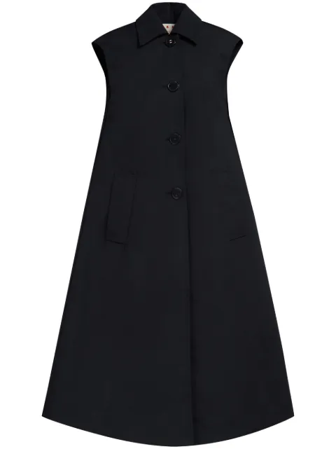 Marni double-breasted cotton waistcoat Black GLMA0082A0UTC31