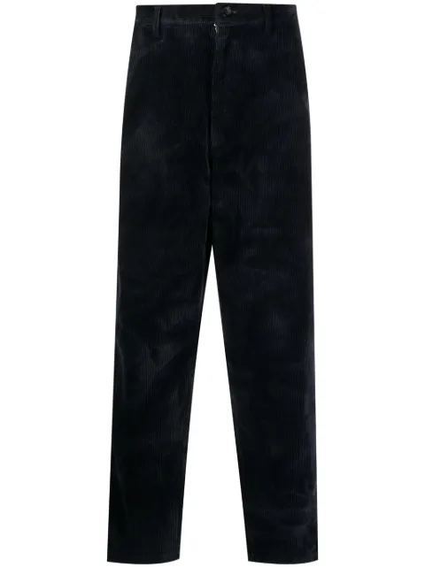 Comme Des Garçons Shirt mid-rise corduroy trousers Blue FLP007