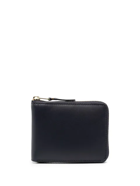 Comme Des Garçons Wallet zip-around leather wallet Blue SA7100