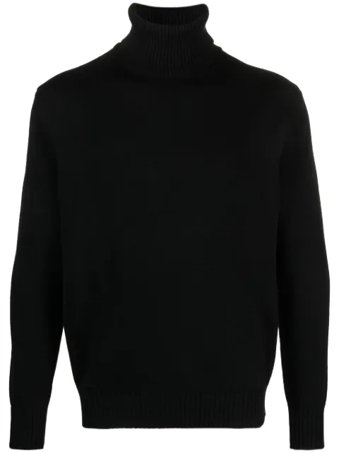 Ballantyne roll-neck wool jumper Black B2P1117W071