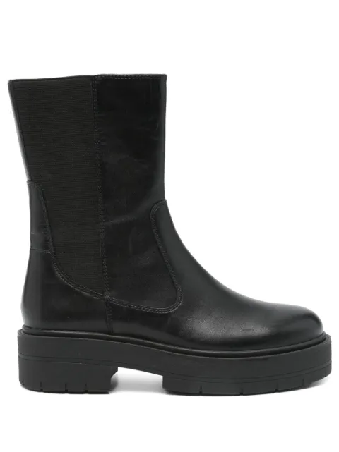 Geox 40mm leather Chelsea ankle boots Black D36VDK00043