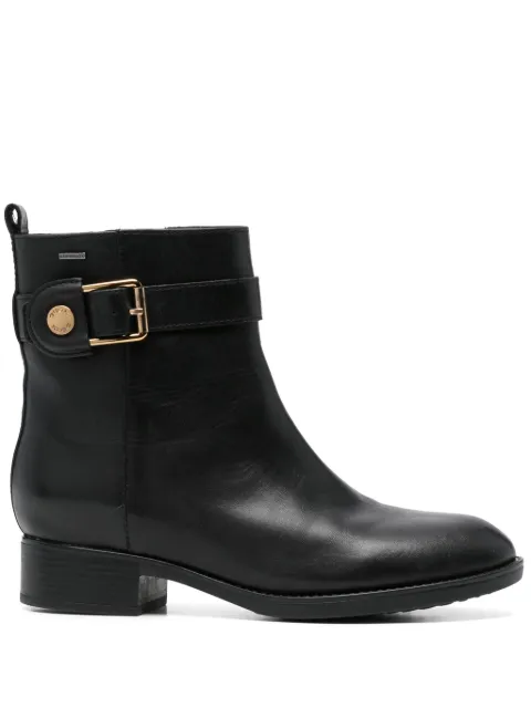 Geox 30mm Felicity Abx biker boots Black D36BLB00043