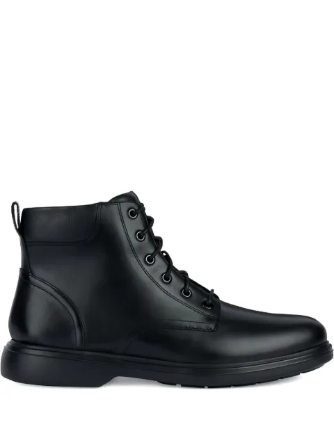 Geox lace-up leather boots Black U36DCA00085