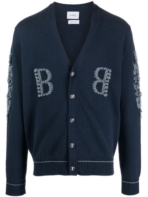 Barrie 3D-knit cashmere cardigan Blue C104244