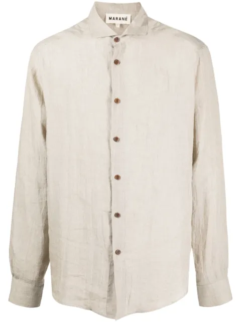 Marané El Pacifico linen shirt Neutrals PCOT