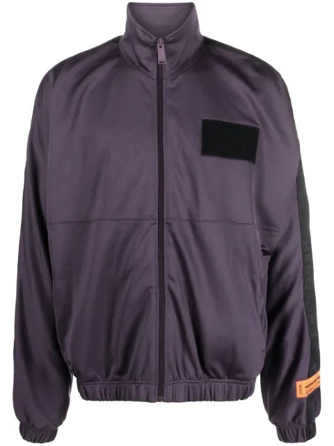 Heron Preston appliqué track jacket Purple HMBD006F23JER0023700