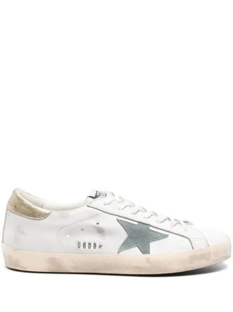 Golden Goose Super Star metallic-trim sneakers White GMF00101F005710
