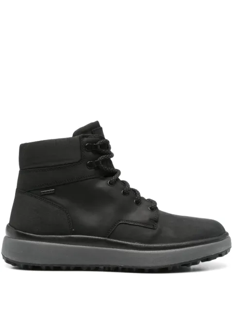 Geox leather biker boots Black U36FZC00045