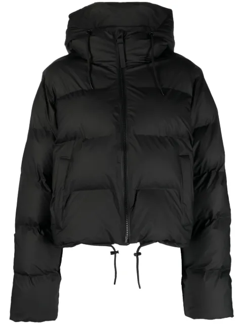 Rains W Alta hooded puffer jacket Black 15150