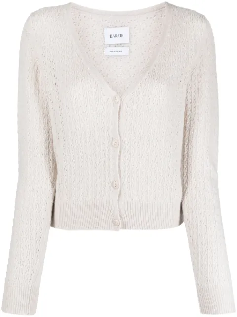 Barrie V-neck cashmere cardigan Neutrals C244287