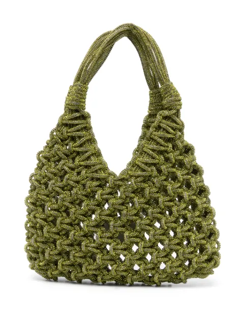 Hibourama small Vannifique crystal-embellished bag Green VANNIFIQUESMALLKAKI