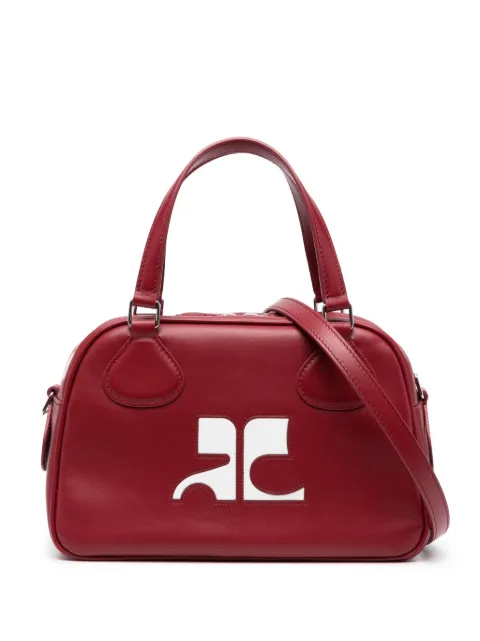 Courrèges Reediton leather tote bag Red 323GSA062CR0027