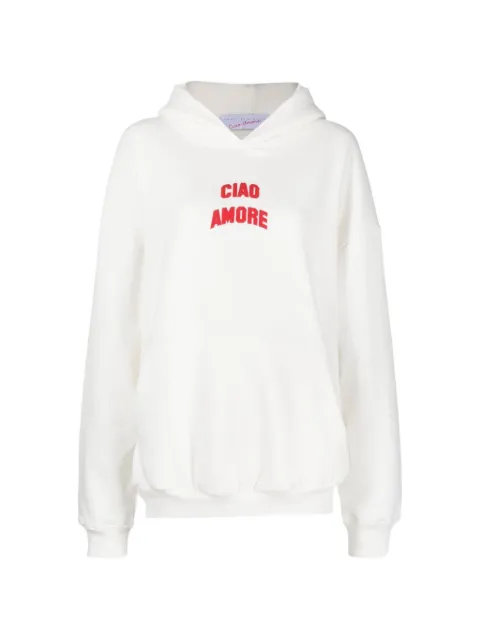 Giada Benincasa Ciao Amore hoodie White 270201