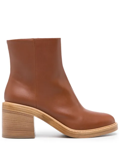 Roberto Festa Mady 75mm leather boots Brown MADY