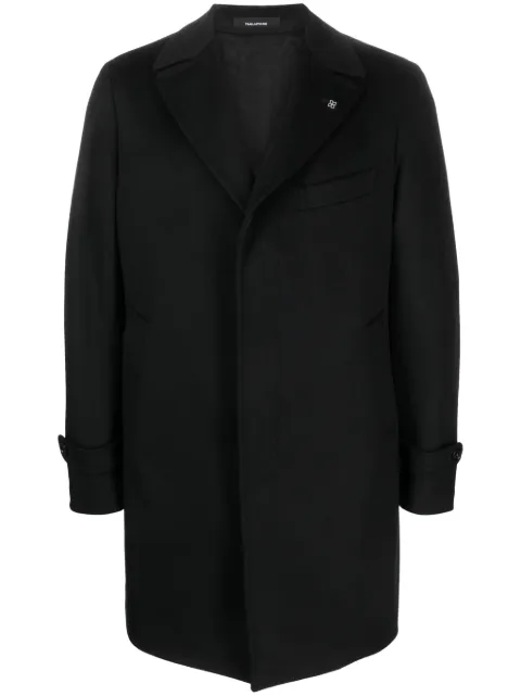 Tagliatore concealed-fastening virgin wool jacket Black THOMASA50017